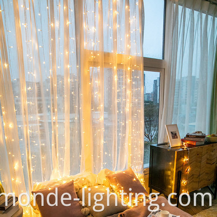 Copper Curtain String Light